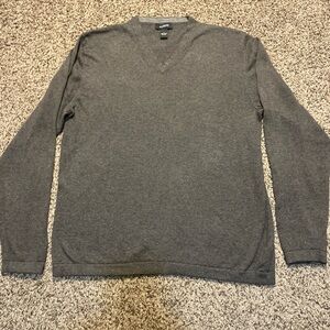 Alfani Charcoal V-Neck Sweater